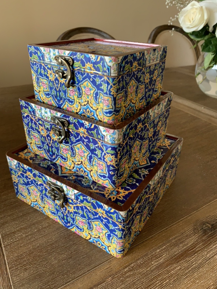 3 wooden boxes like new - photo 4