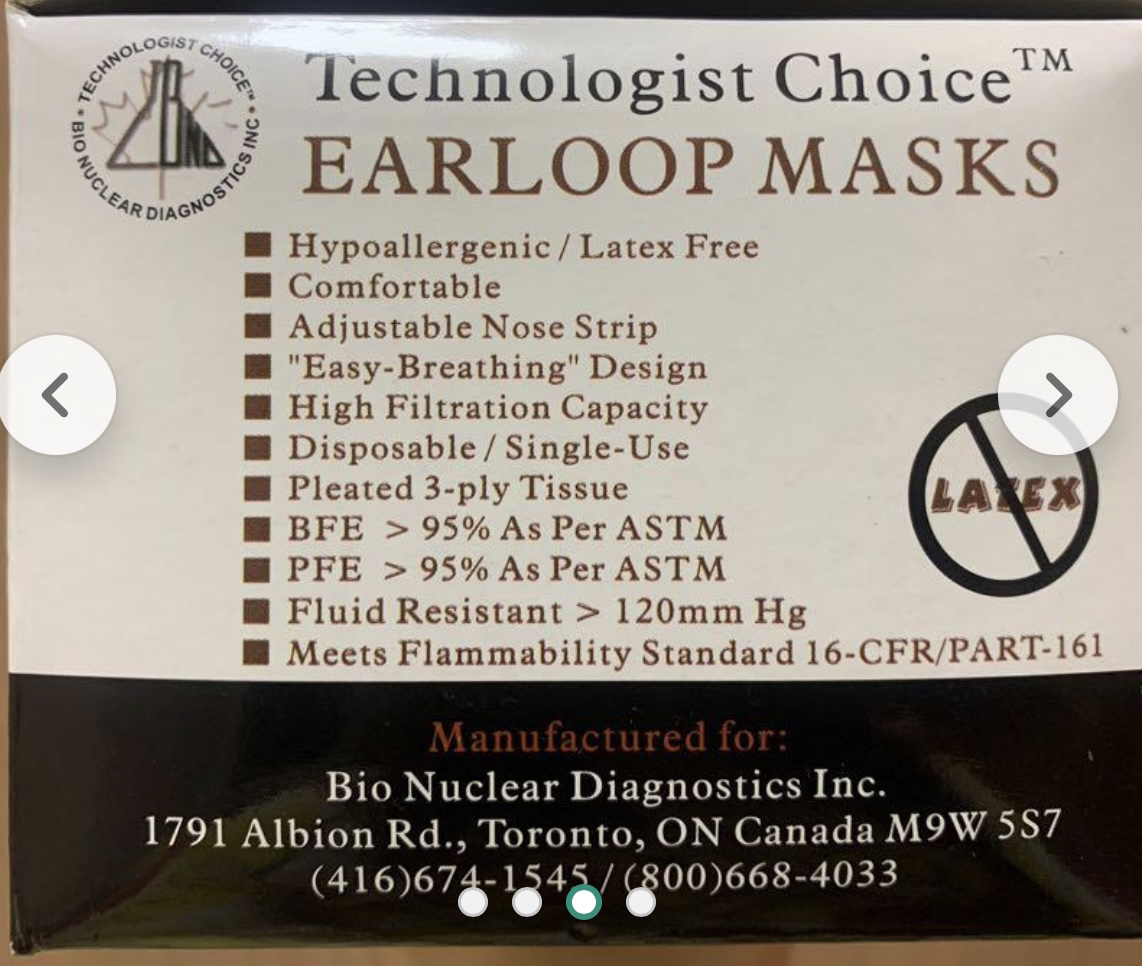 1 Box Of Ear Loop Face Masks image indicator(4)