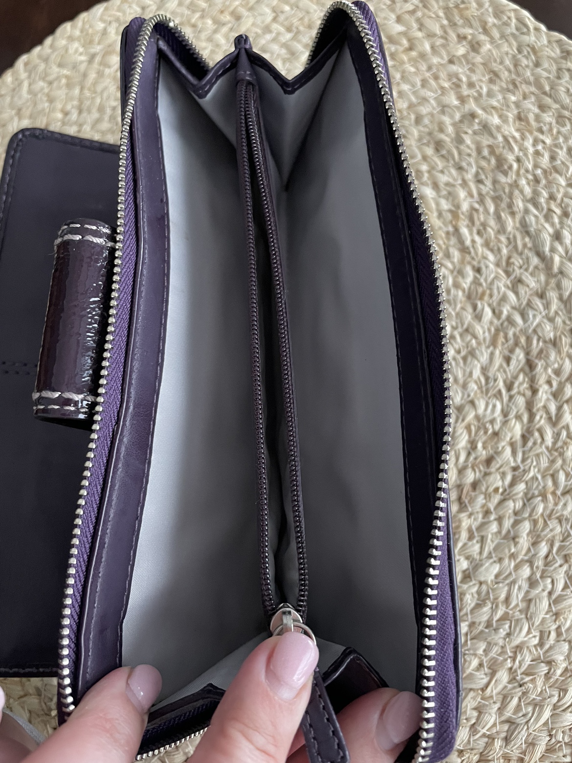 Coach wallet dark purple - photo 4