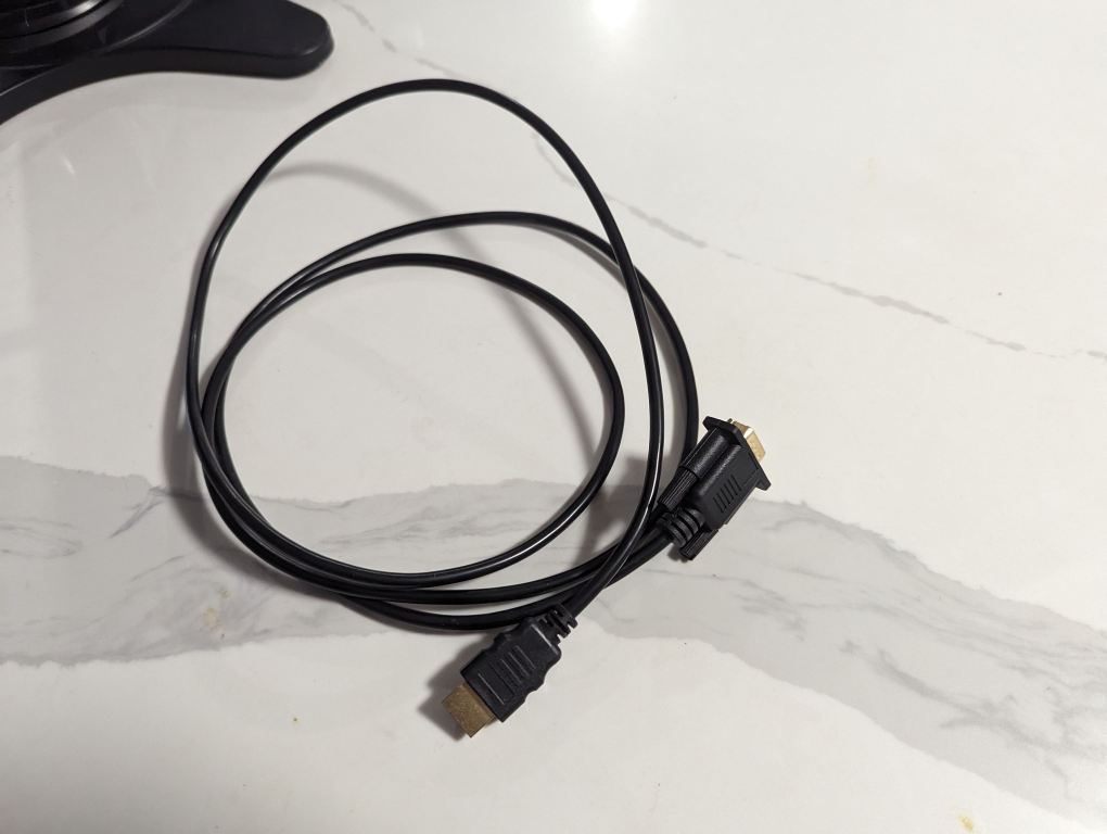 View Sonic 21.3" Monitor with HDMI to VGA cable - photo 3
