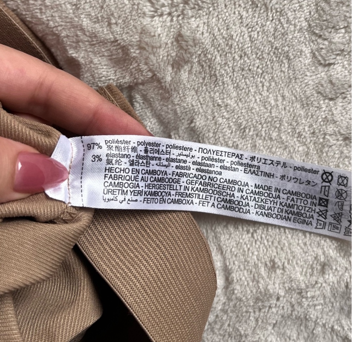 Zara faux suede leggings image indicator(4)