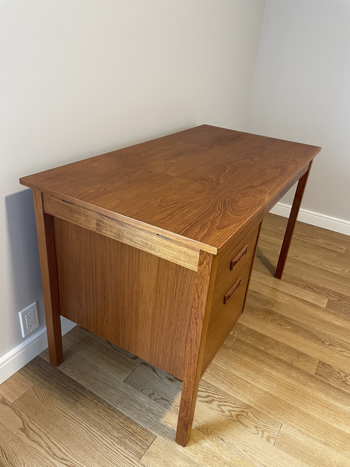 Mid century danish Teak desk - photo 5