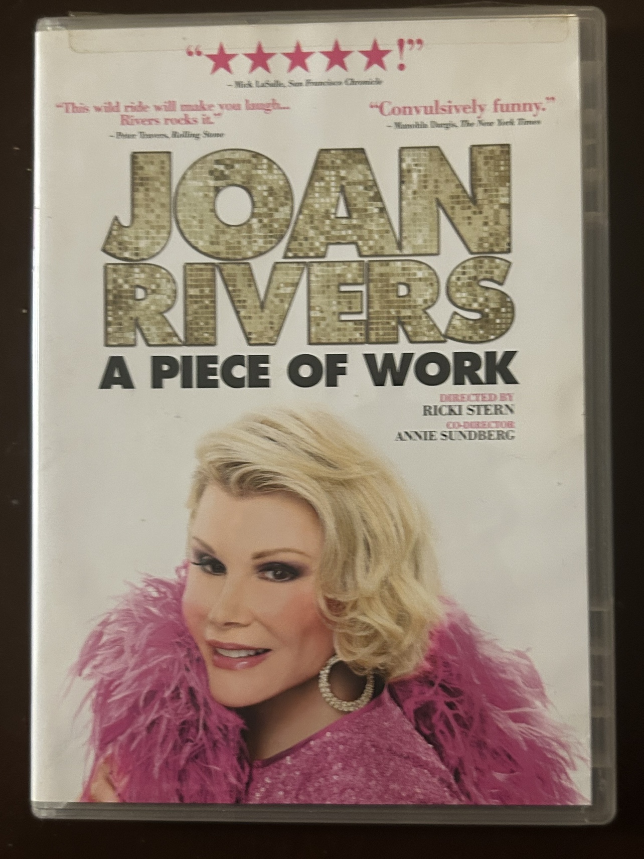Joan Rivers Autographed DVD "A Piece of Work" image indicator(3)