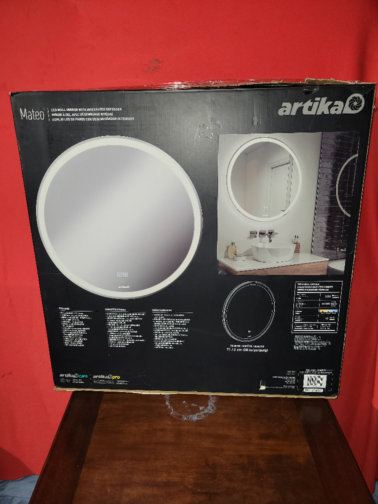 LED Mirtor ( Round) image indicator(4)