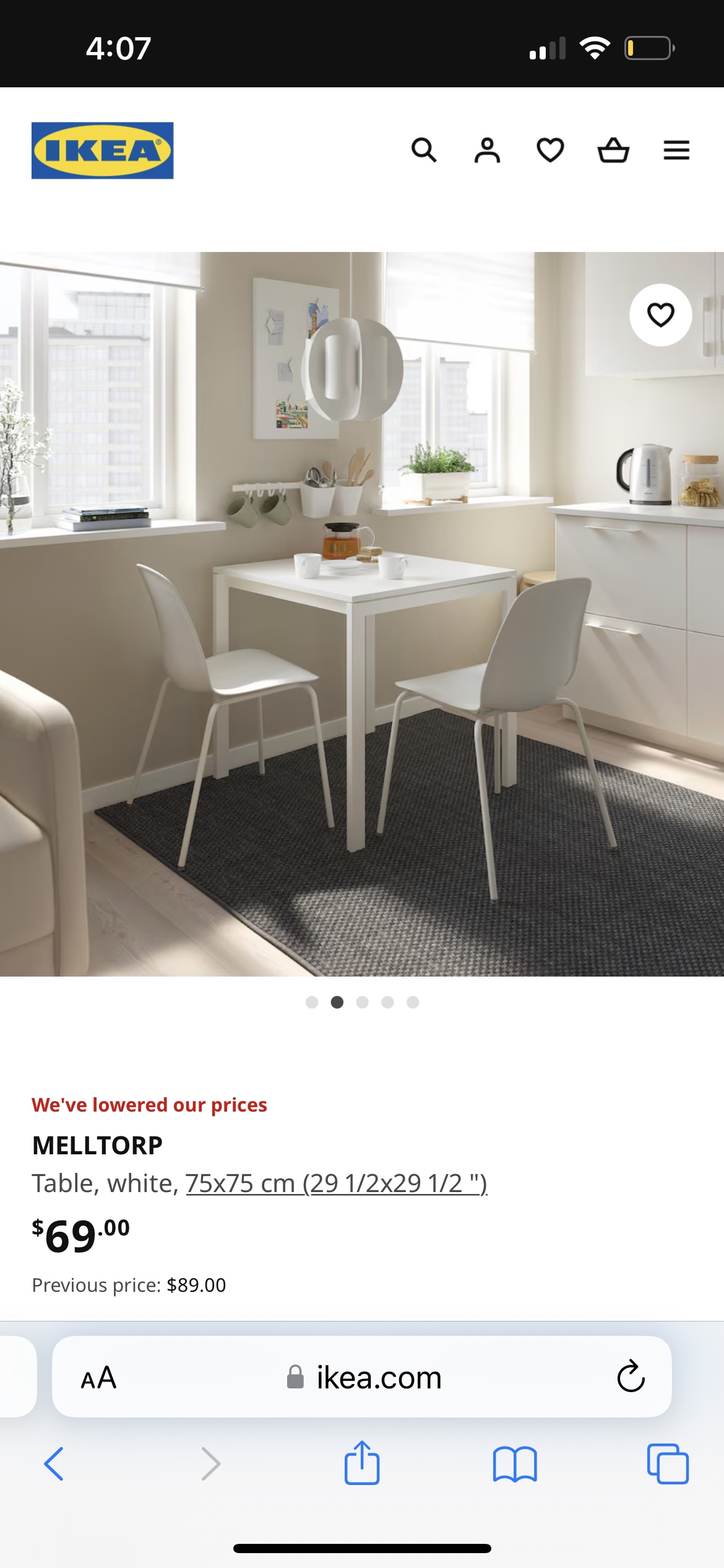 2 seater dining table set - photo 2