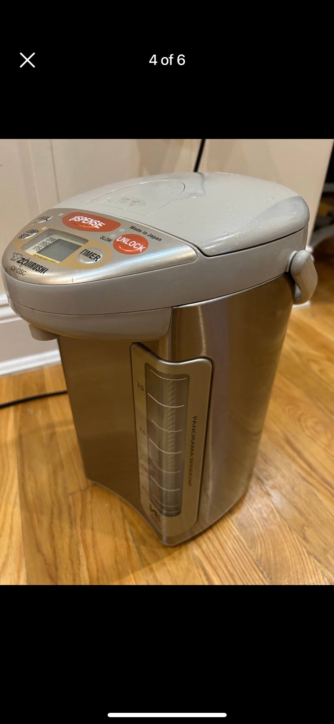 Zojirushi VE CV-DSC40 4L Liter Hybrid Water Boiler and Warmer - photo 4