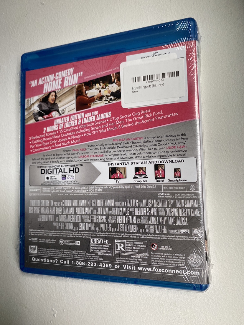 Spy Blu-ray - photo 2