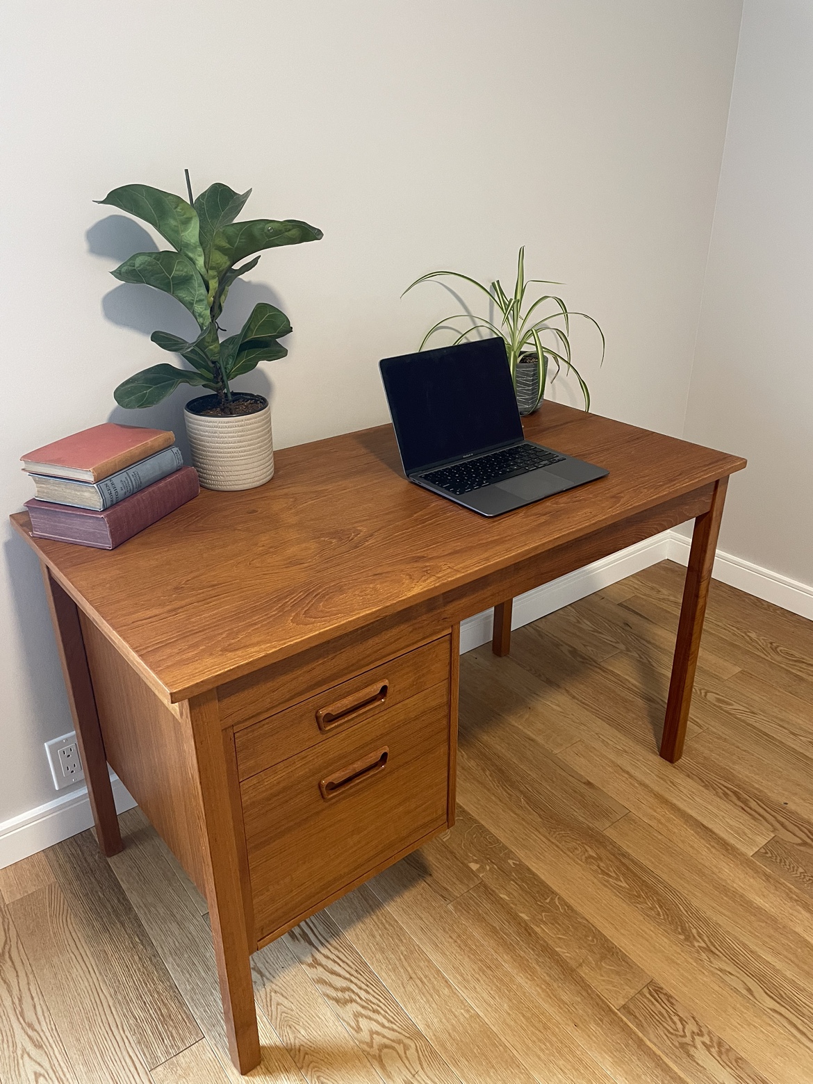 Mid century danish Teak desk - photo 2