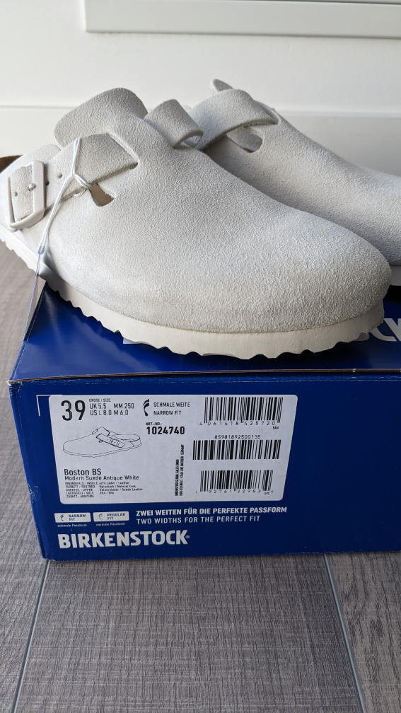 Birkenstock Boston Clog - Antique White - photo 4