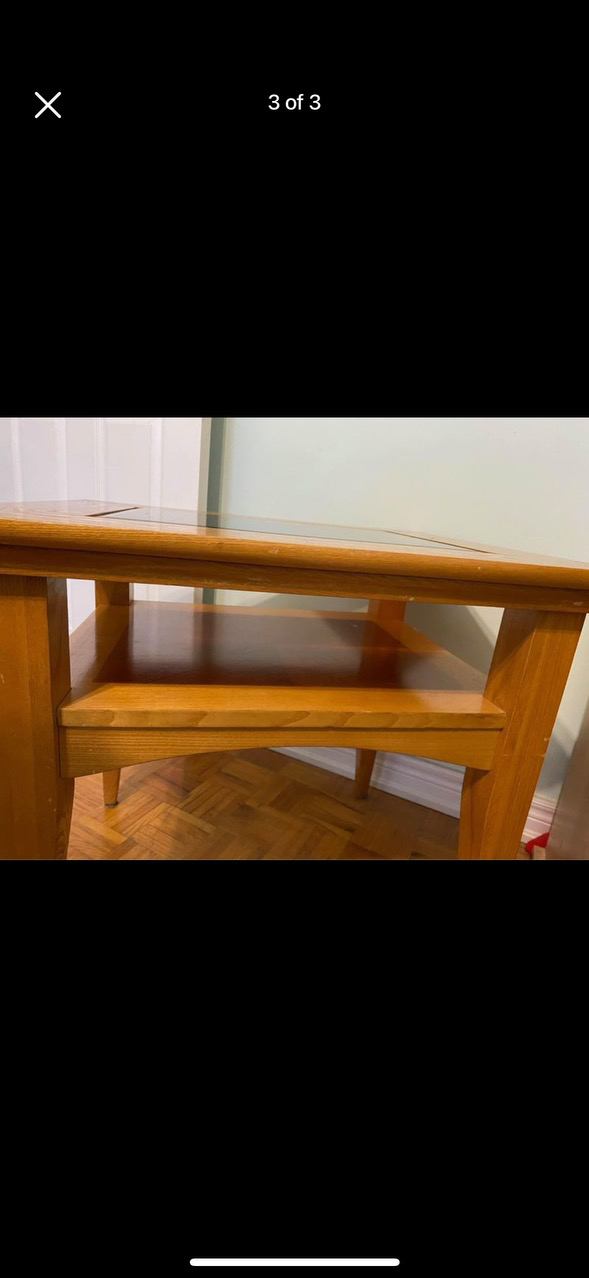 Coffee table with 2 side table - photo 4