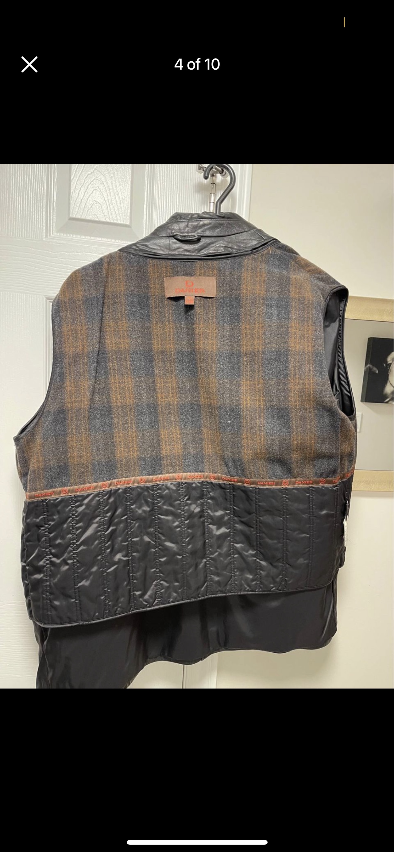 MENS DANIER SUPER SOFT LAMB SKIN BLACK LEATHER JACKET image indicator(4)