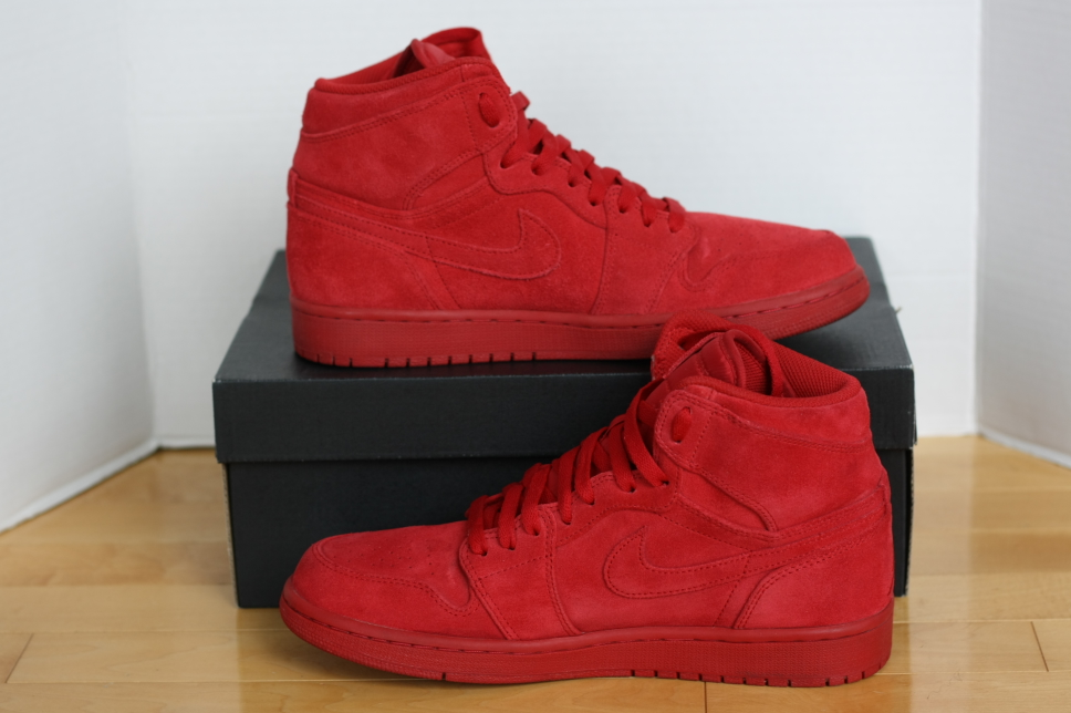 Jordan 1 Retro High Red Suede - photo 2