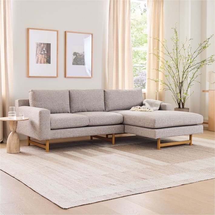 West elm reversible sectional