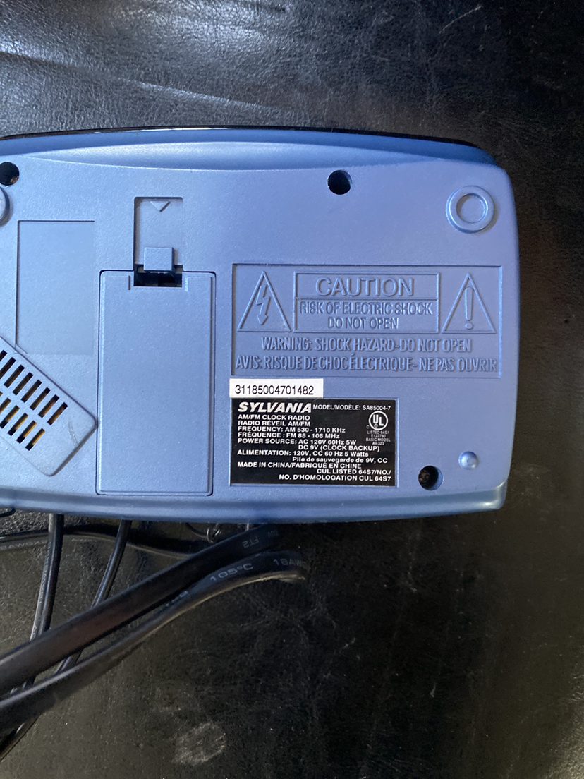 Alarm radio