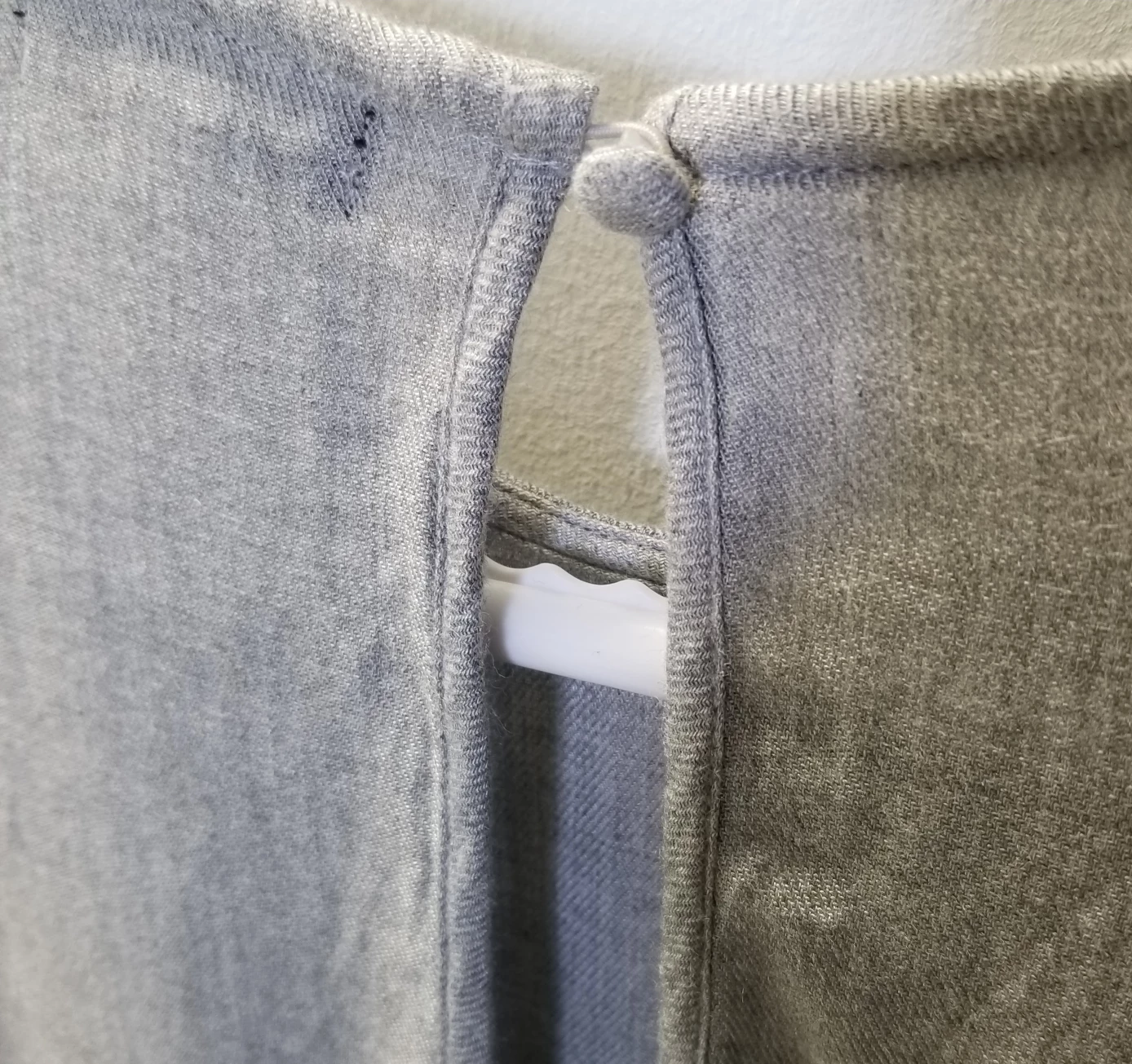 DYNAMITE  Grey Long Sleeve Top, Tie Waist Blouse image indicator(5)