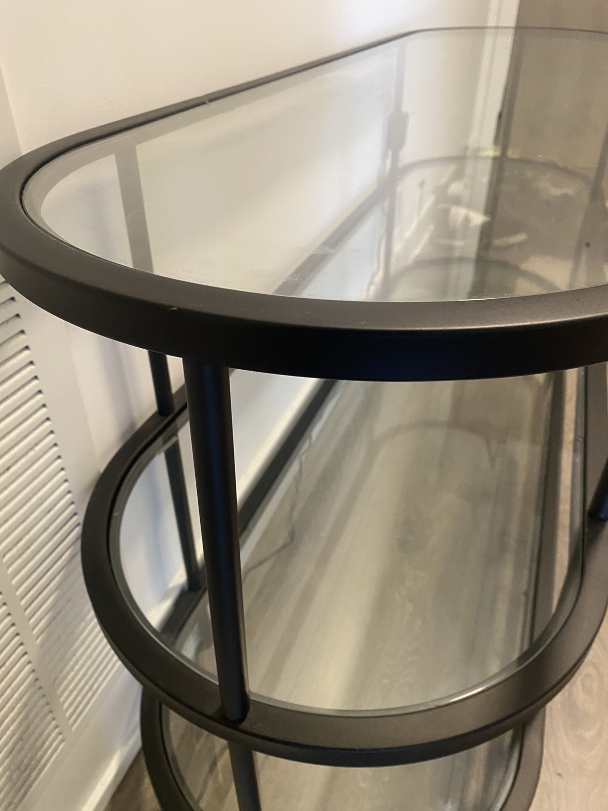 Display table glass and metal frame image indicator(3)