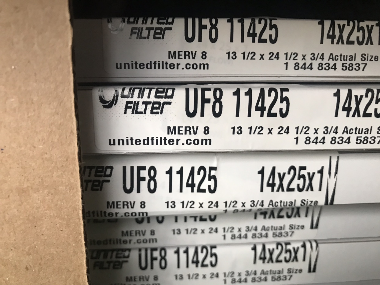 Brand new Furnace filter 14 x25 x1 - photo 2