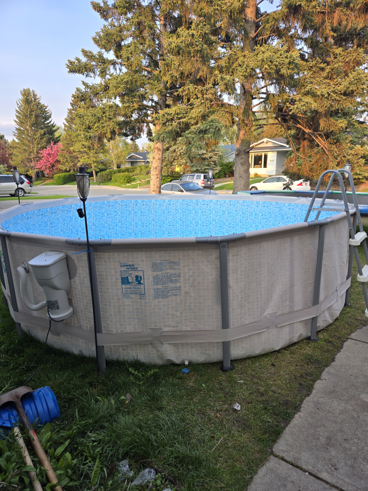 14 Ft Summer Waves Steel Framed Pool