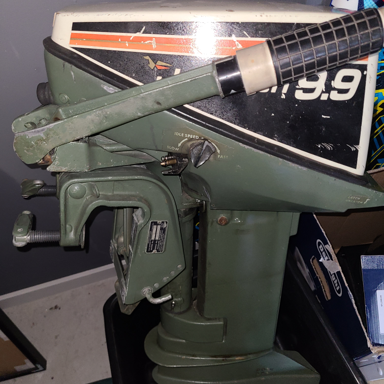 Johnson 9.9 Outboard Engine - 2 Stroke-  1975