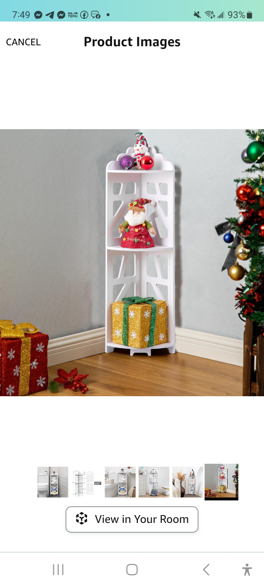 Brand new 3 Shelf Corner Shelf Stand.