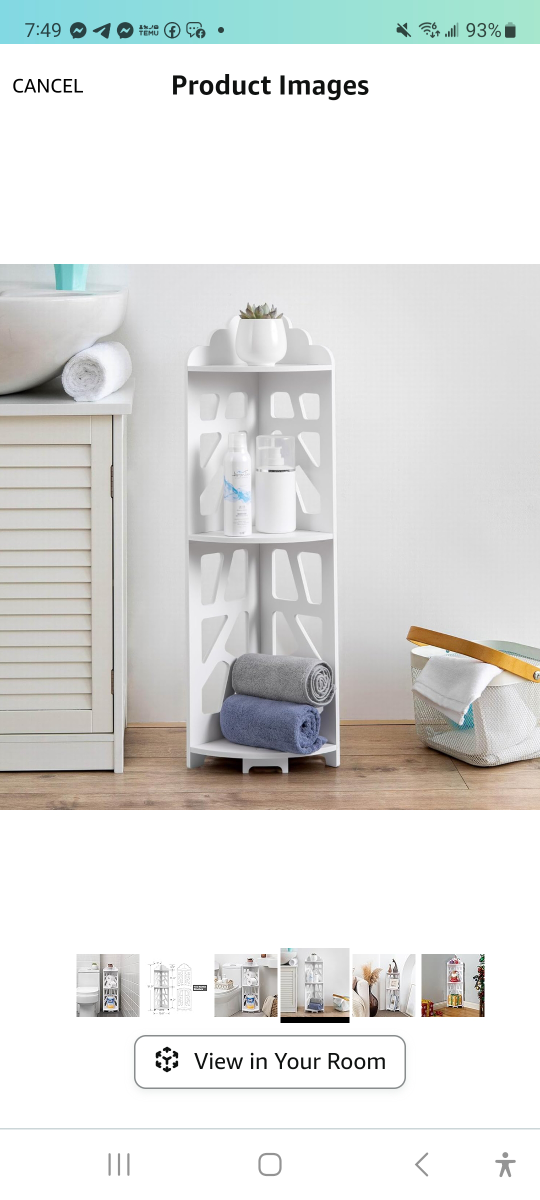 Brand new 3 Shelf Corner Shelf Stand. - photo 3
