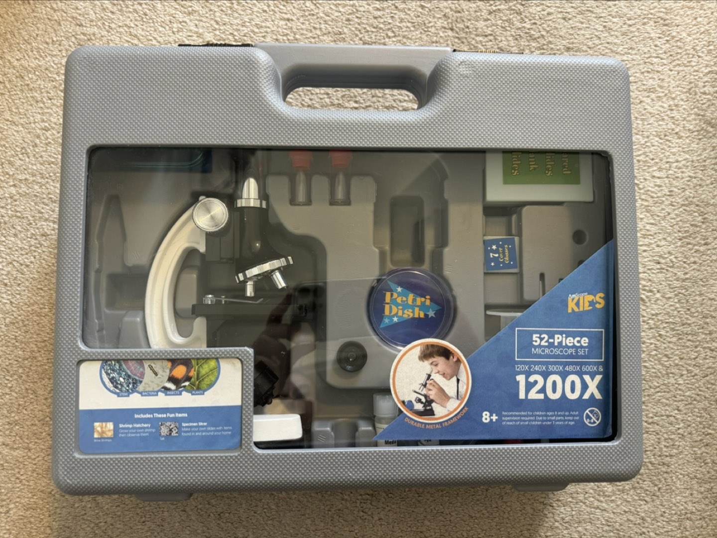 AmScope Kids Microscope Set