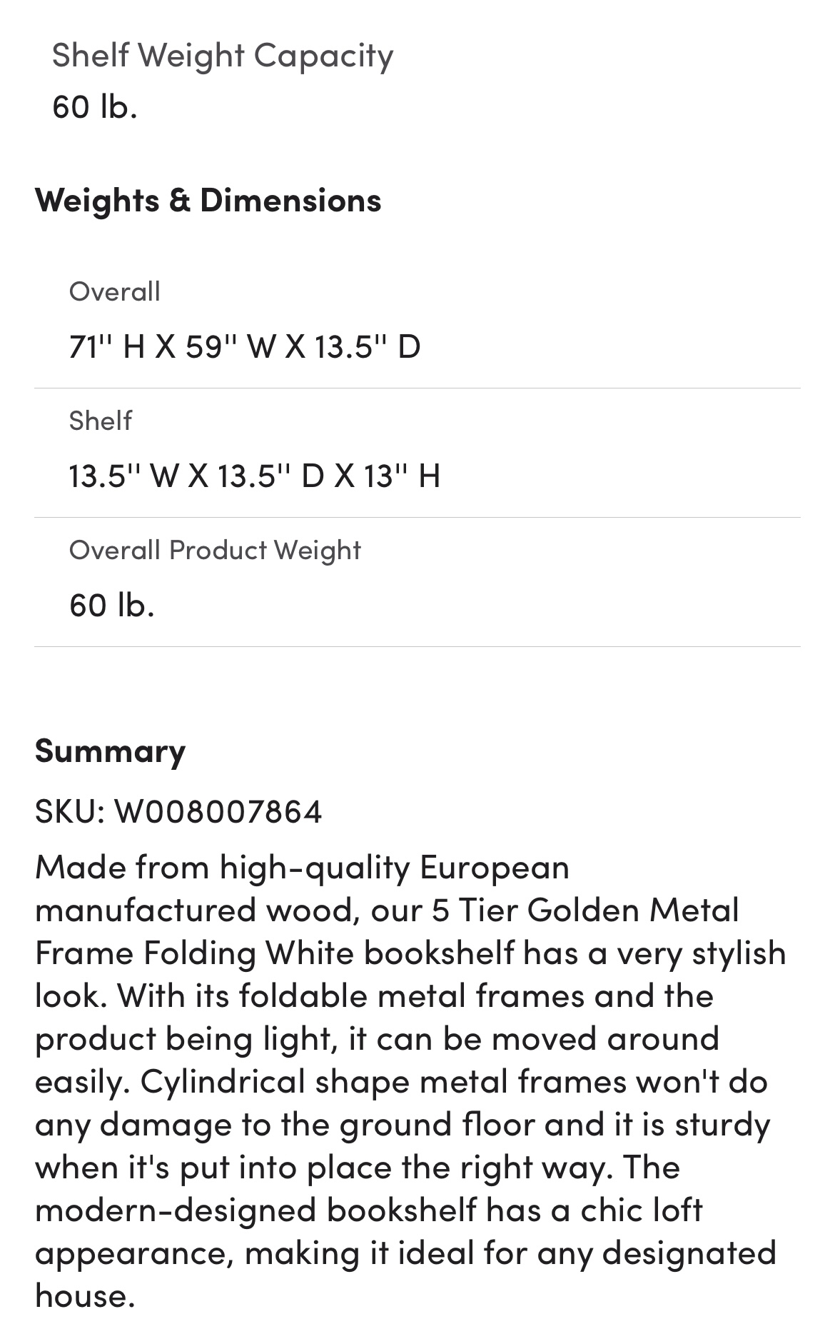 Two (2) Foldable Shelf Ideal for High End Retail/Boutique - photo 5