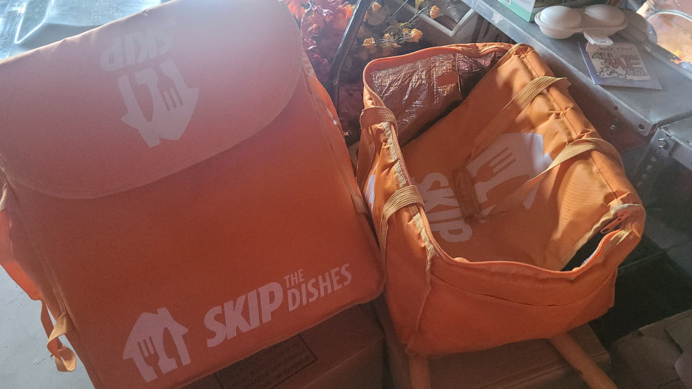 Insulated Skip the Dishes bags