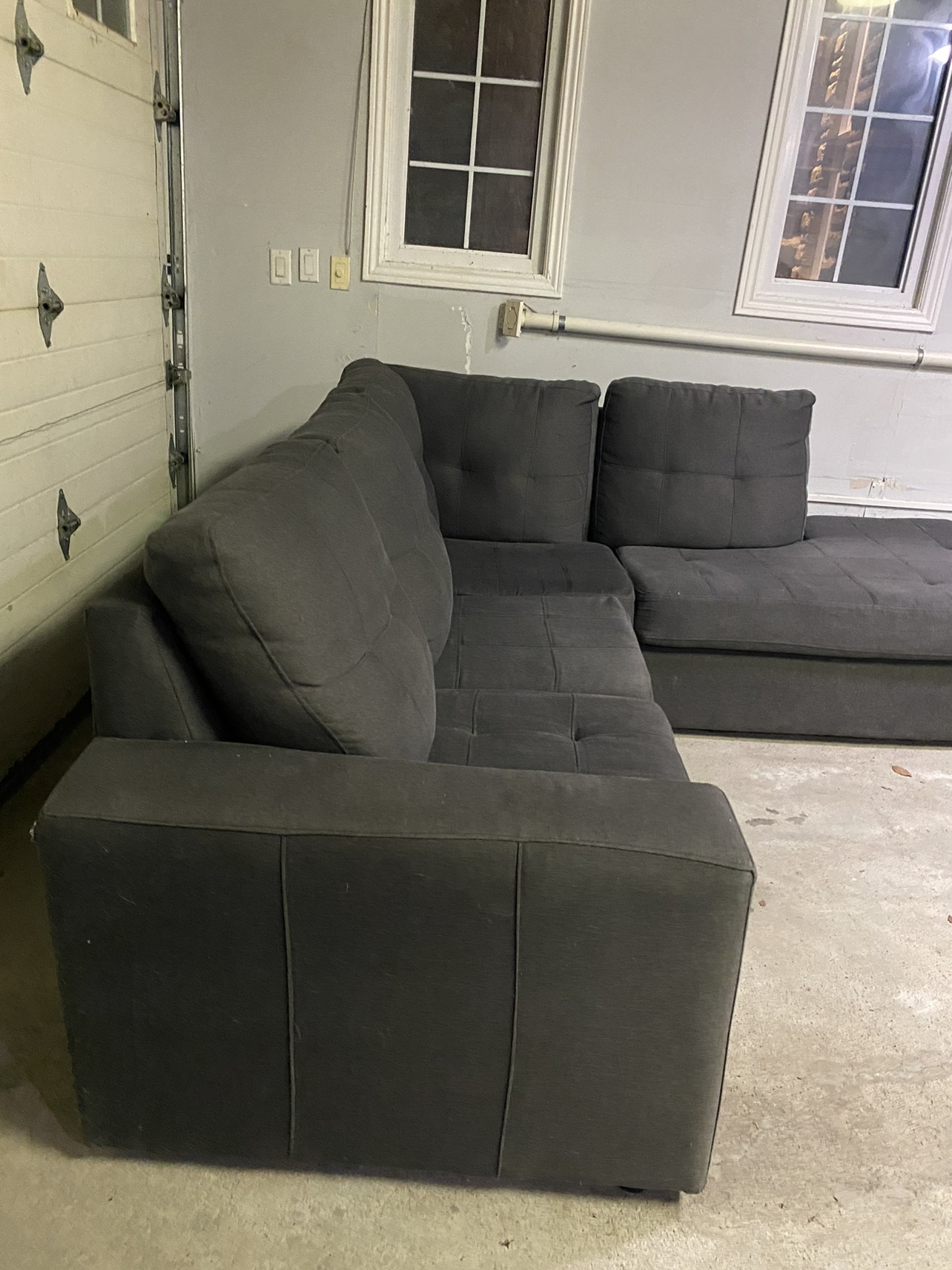 Grey Sectional Couch - photo 3
