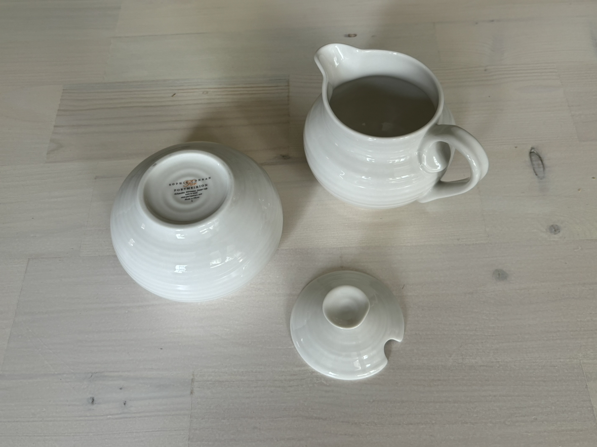 Sophie Conran Portmeirion Cream and covered Sugar Set - photo 2