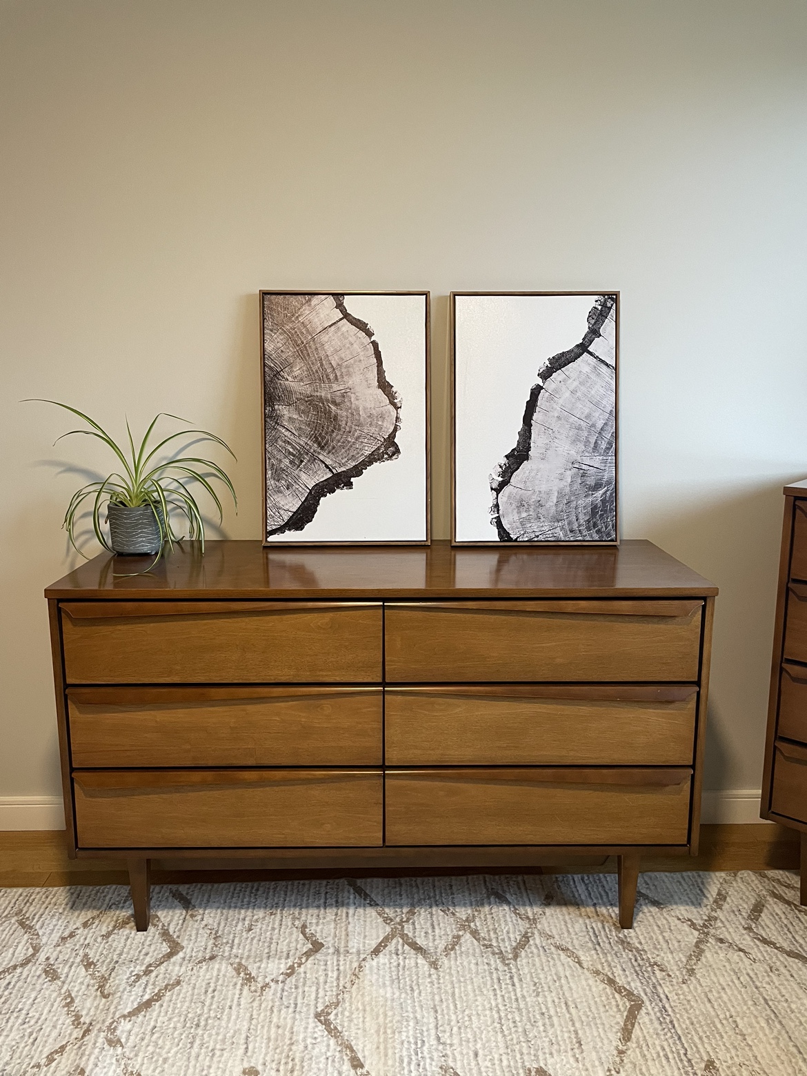 Mid century dresser set - photo 2