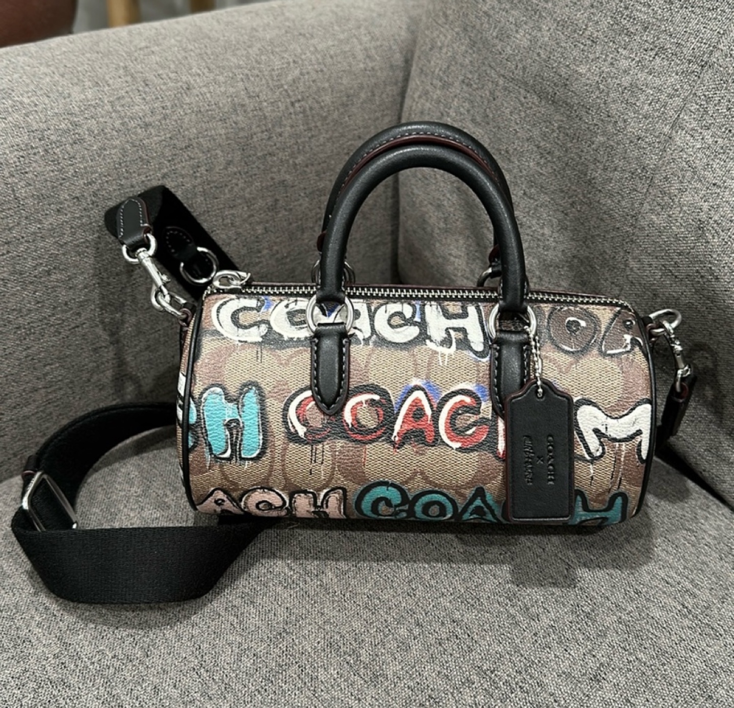 COACH Limited Edition Mint + Serf Lacey in Signature Canvas thumbnail