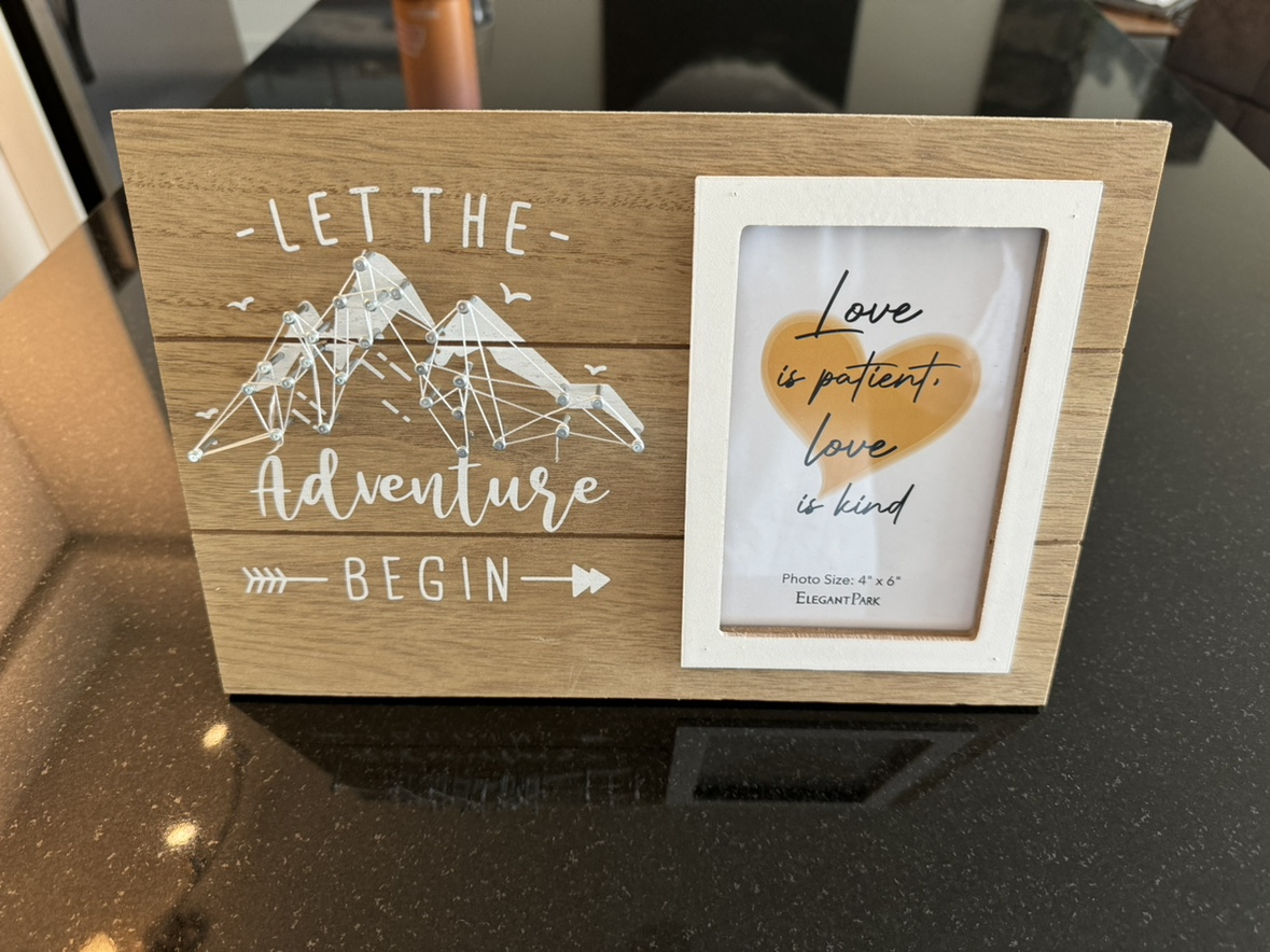 NEW Photo Frame Elegant Park, Let The Adventure Begin - photo 2