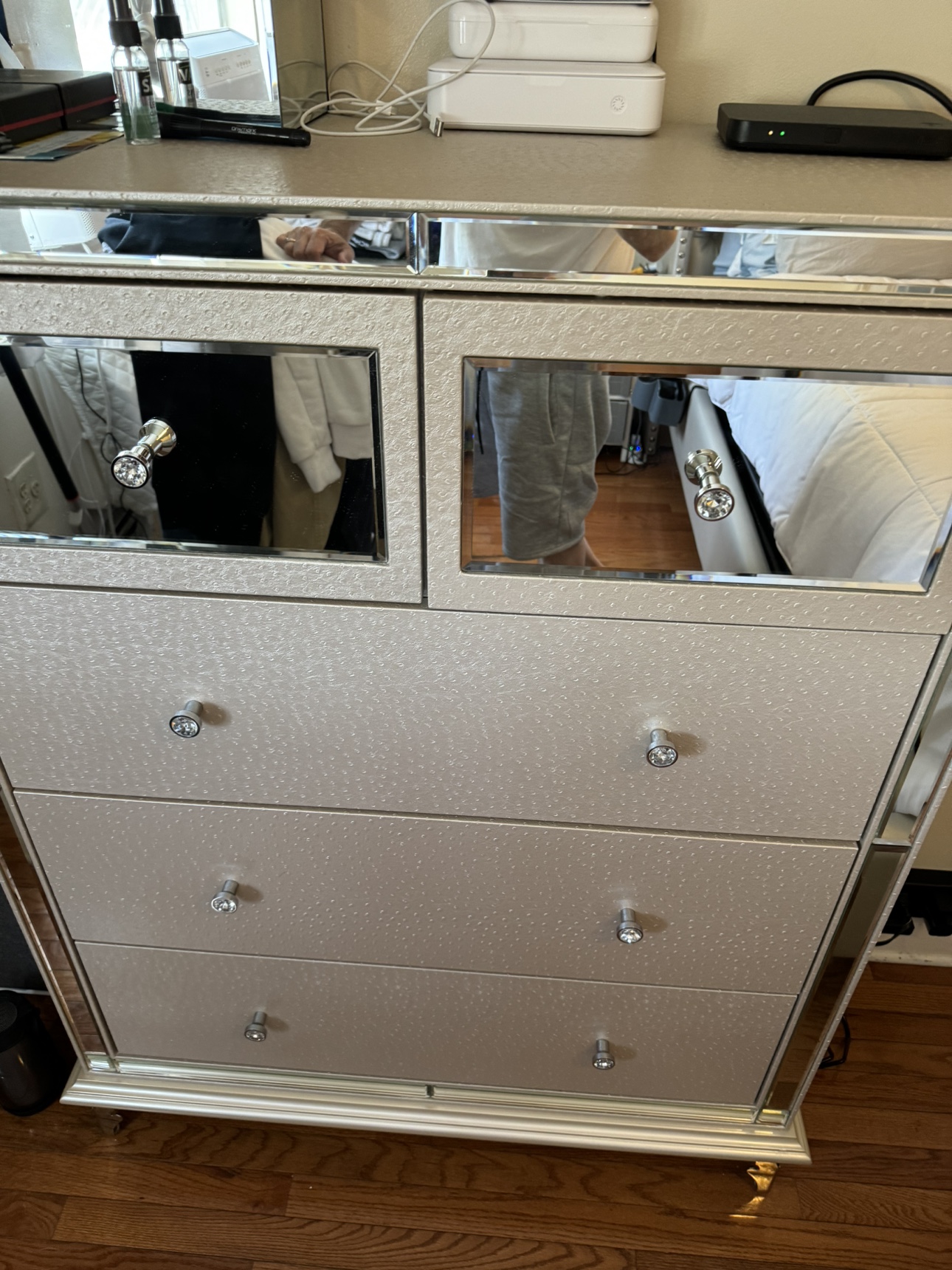 Bedroom Furniture two sets one Night Table and a 5 draw chest thumbnail