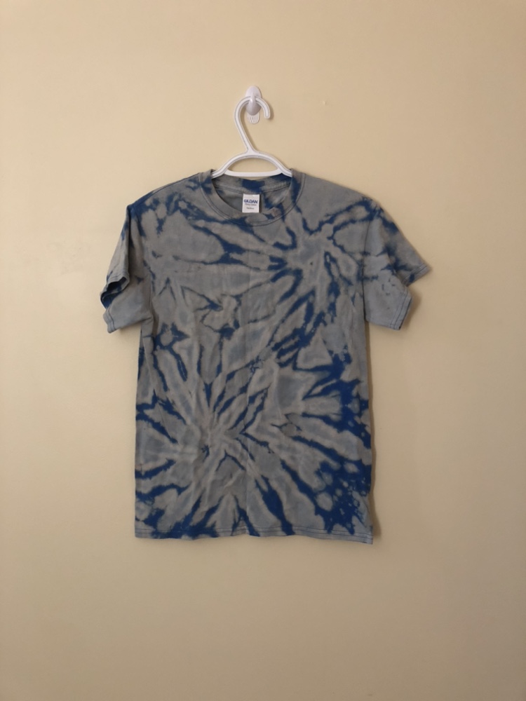 Blue tie dye tshirt
