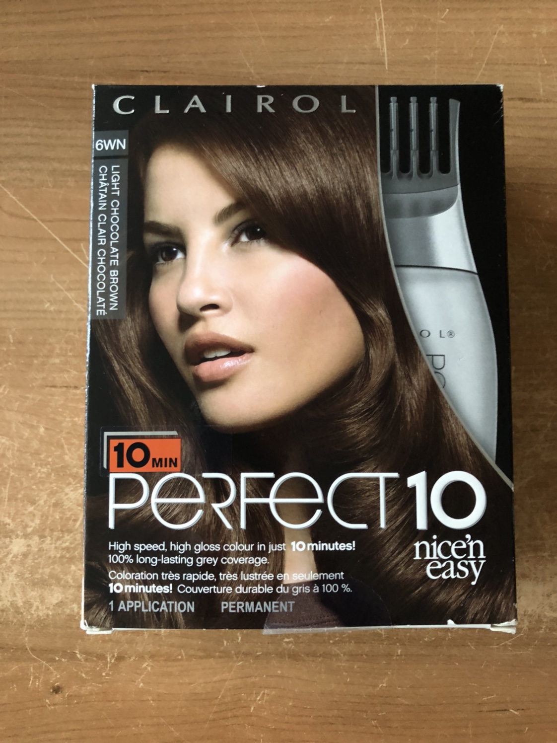 Clairol Hair Dye light chocolate brown Perfect 10