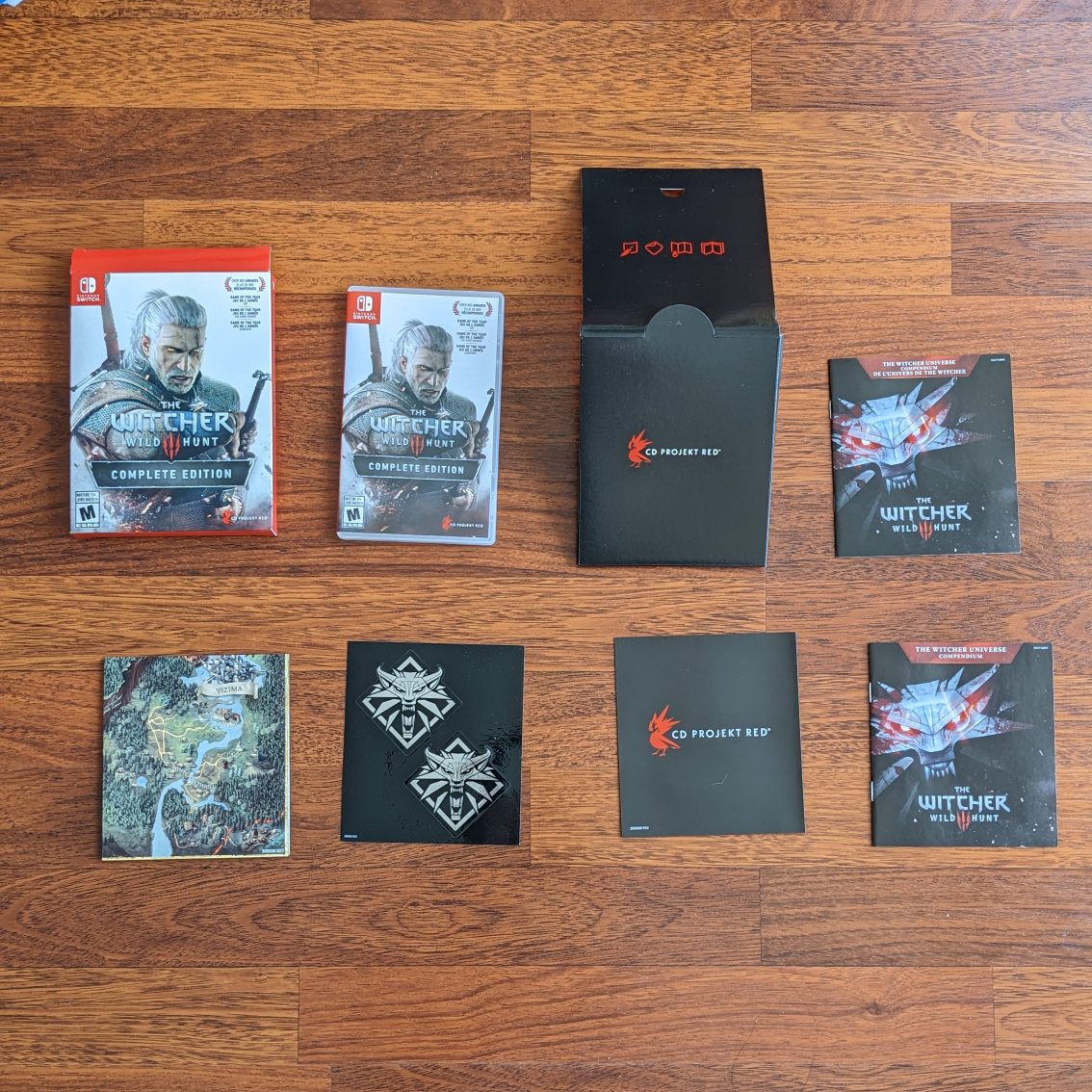 Witcher 3: Stickers, Map, Compendium - photo 3