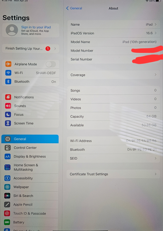 Apple Ipad 10 Wifi 64GB - photo 2