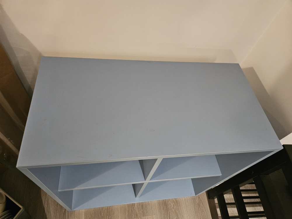 blue 4 cube shelf - photo 2