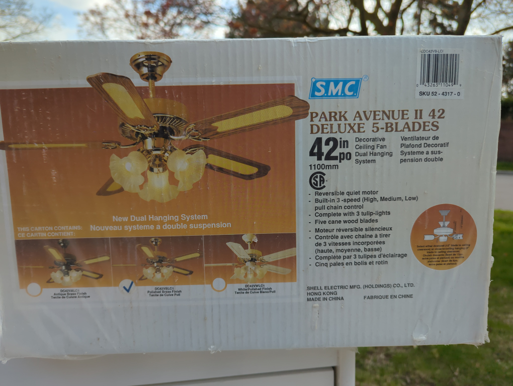 Ceiling Fan with Light