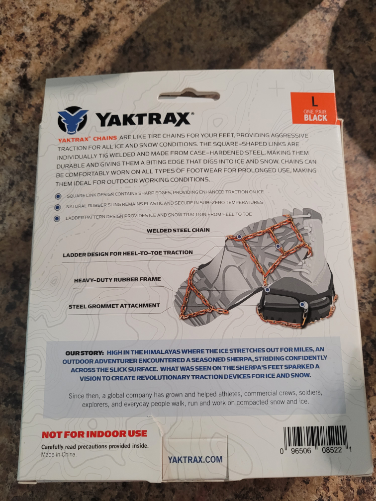 🧡 Yaktrax Traction Chains image indicator(2)