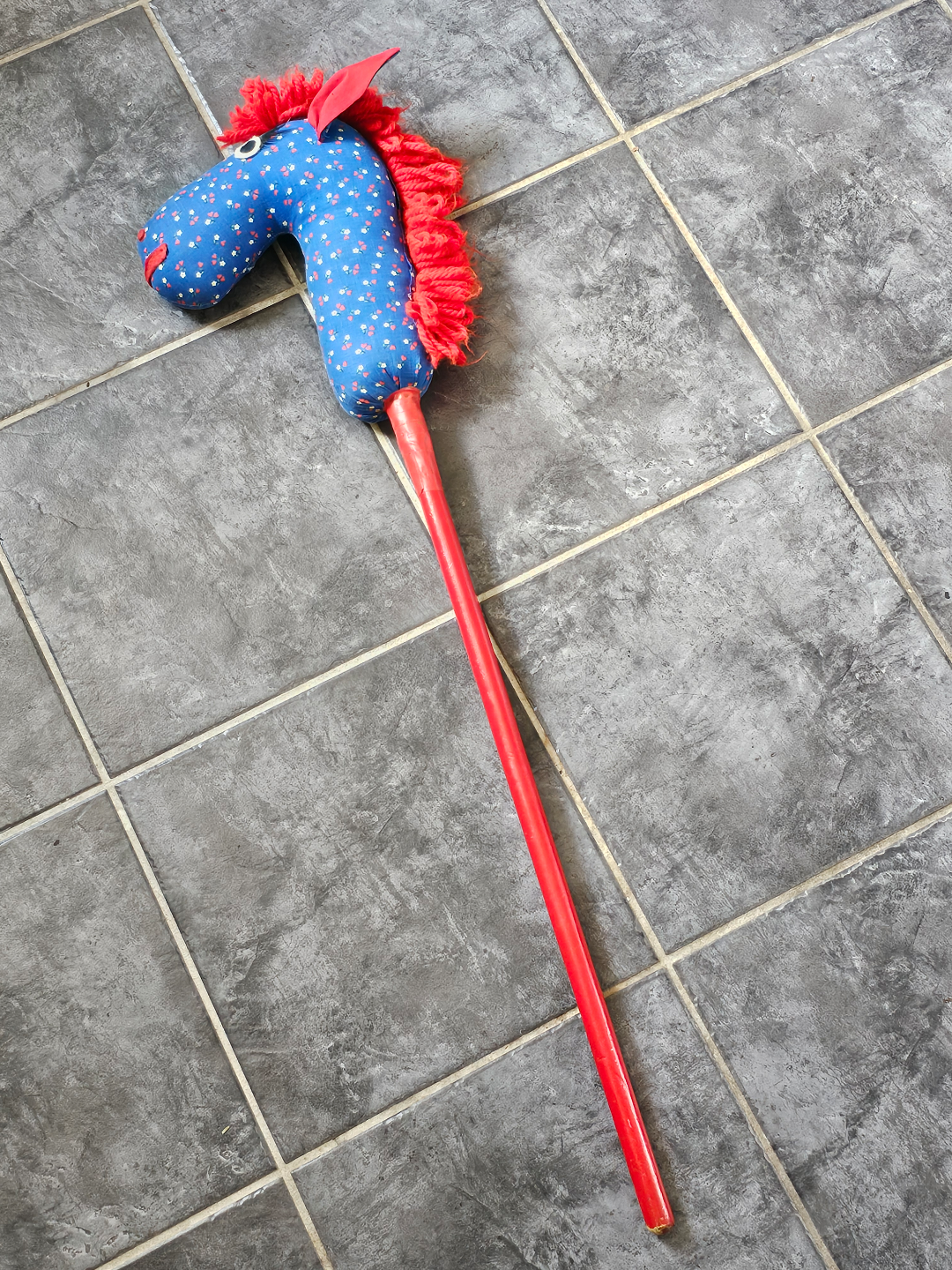 Adorable Vintage Artisan Stick Horse image indicator(3)