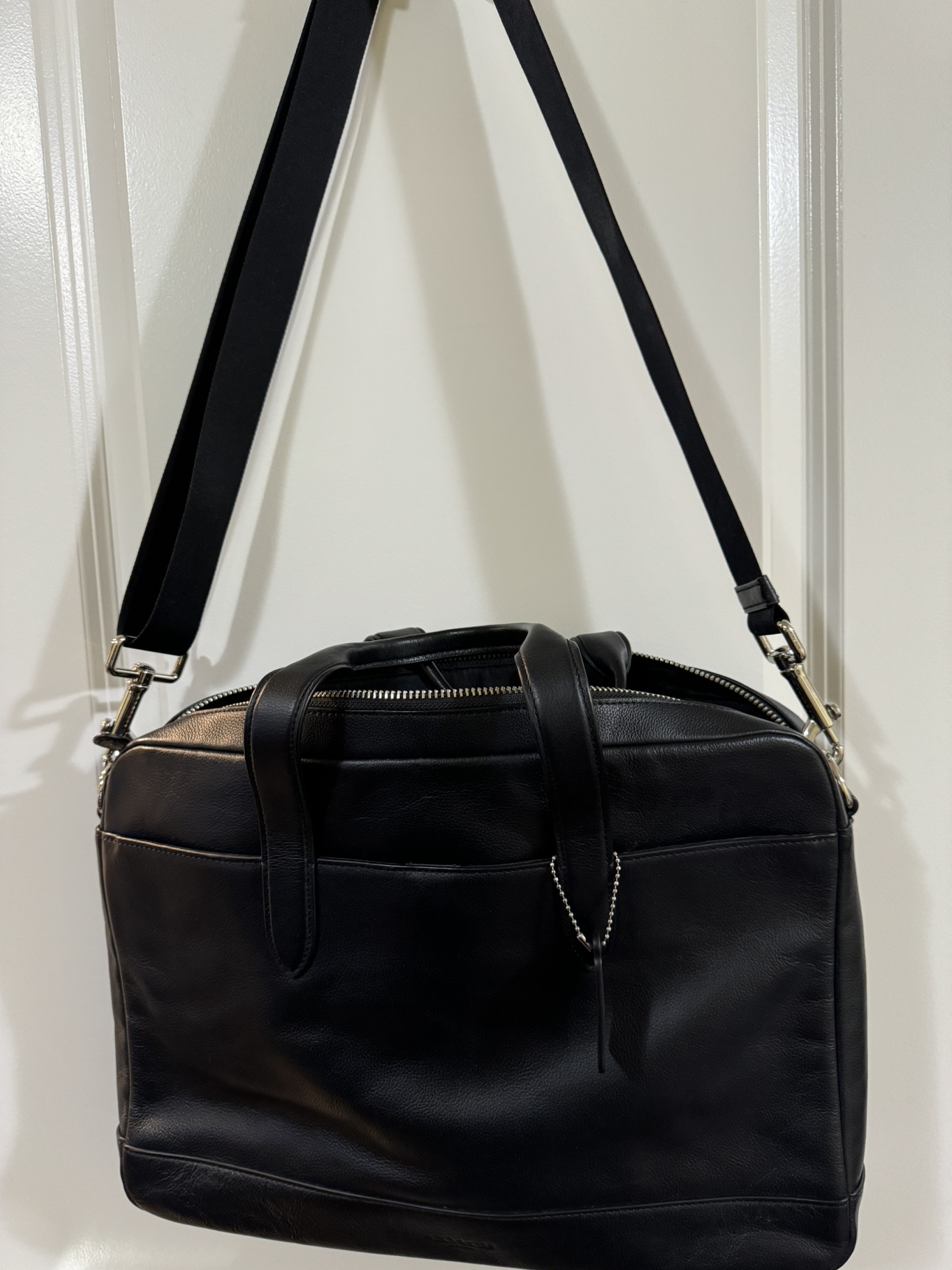 Coach Leather Briefcase - photo 2