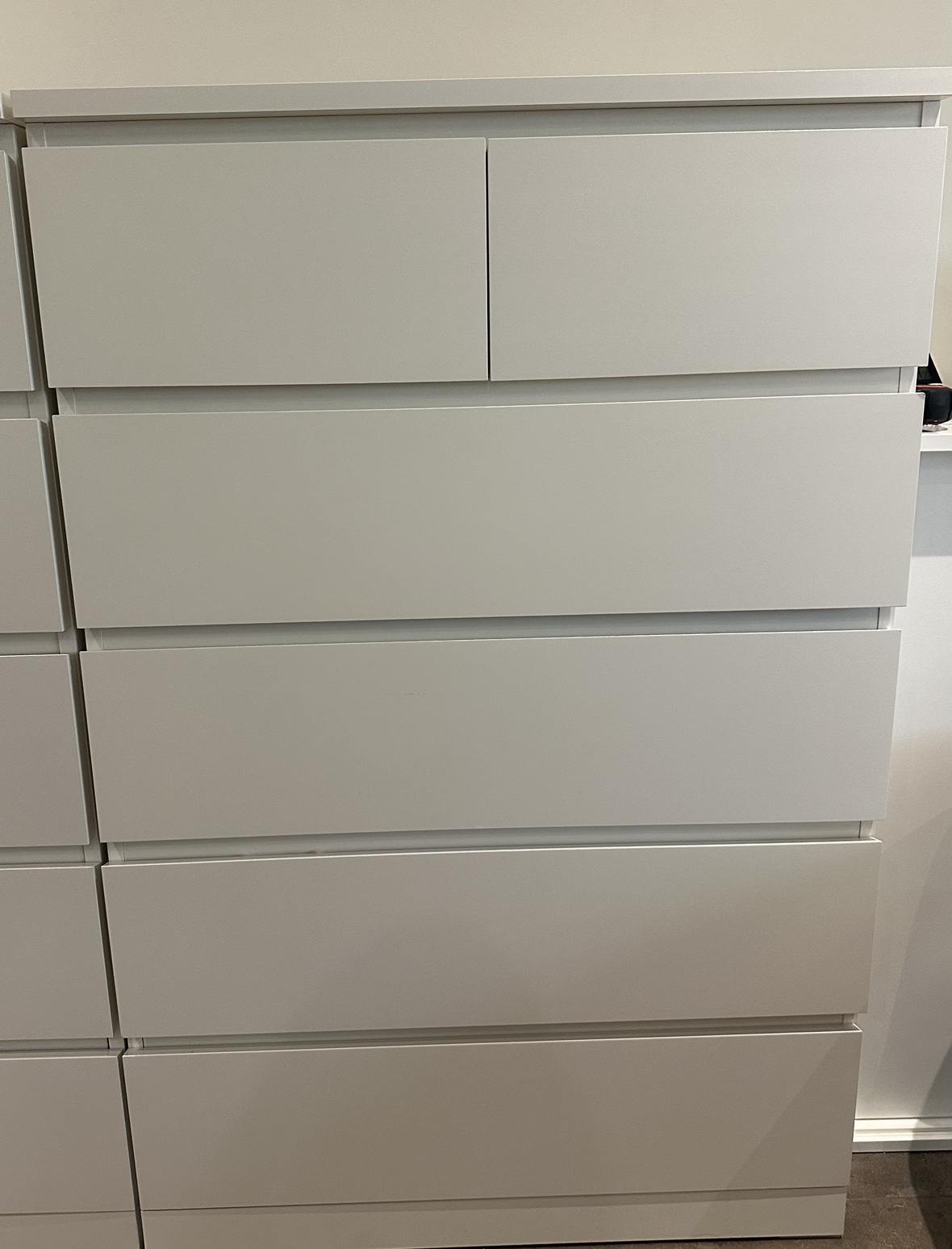 White IKEA Dresser
