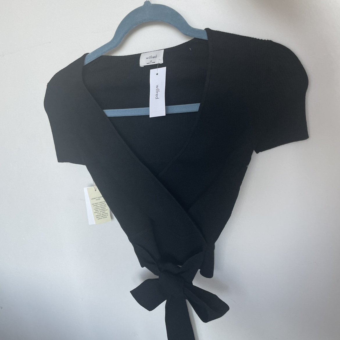 NEW Wilfred All-Tied Up ribbed sweater XS image indicator(8)