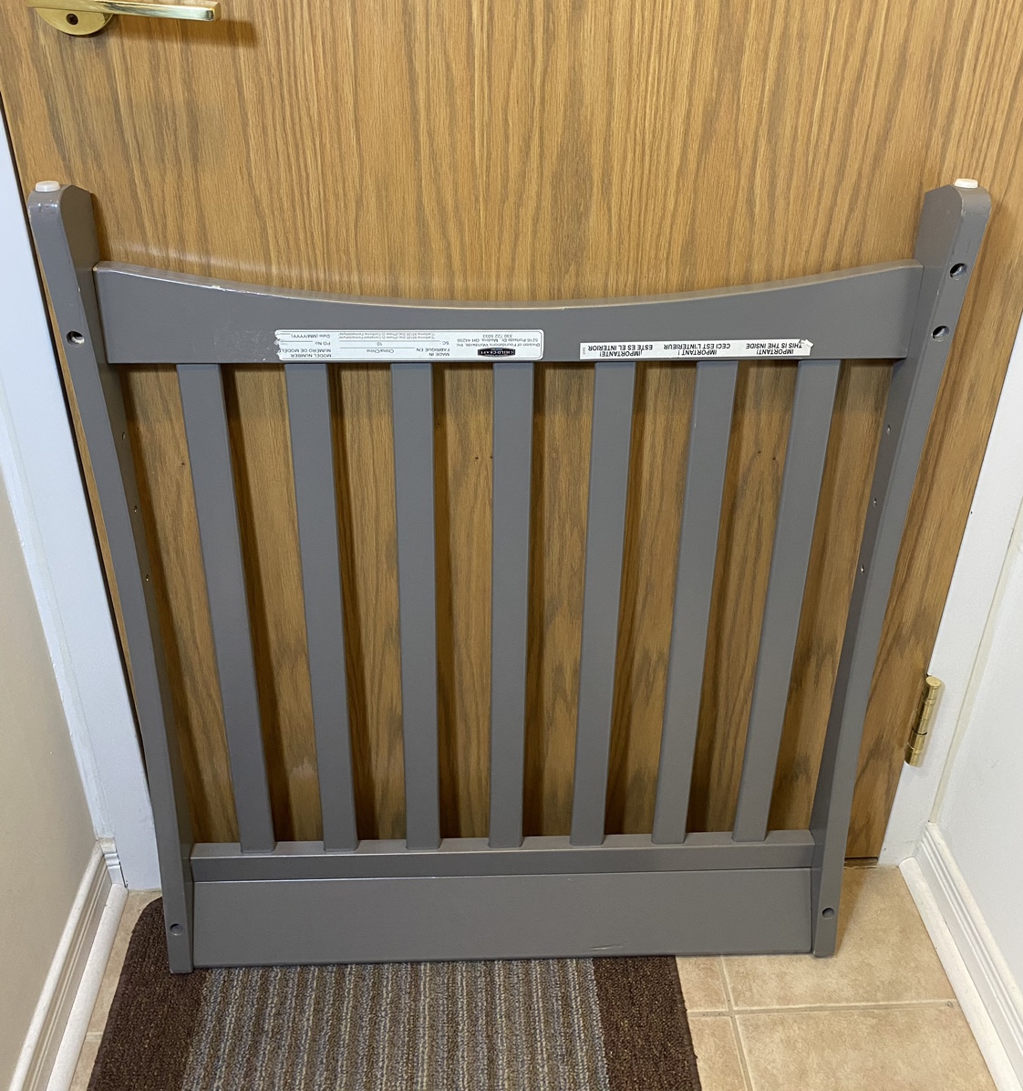 #freecycle Child Craft Parisian Stationary Grey Grib image indicator(6)