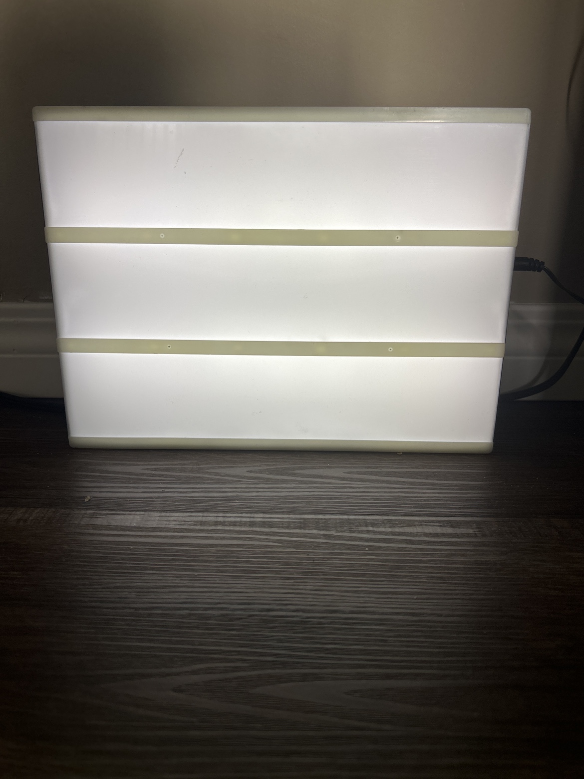 Light up letter board