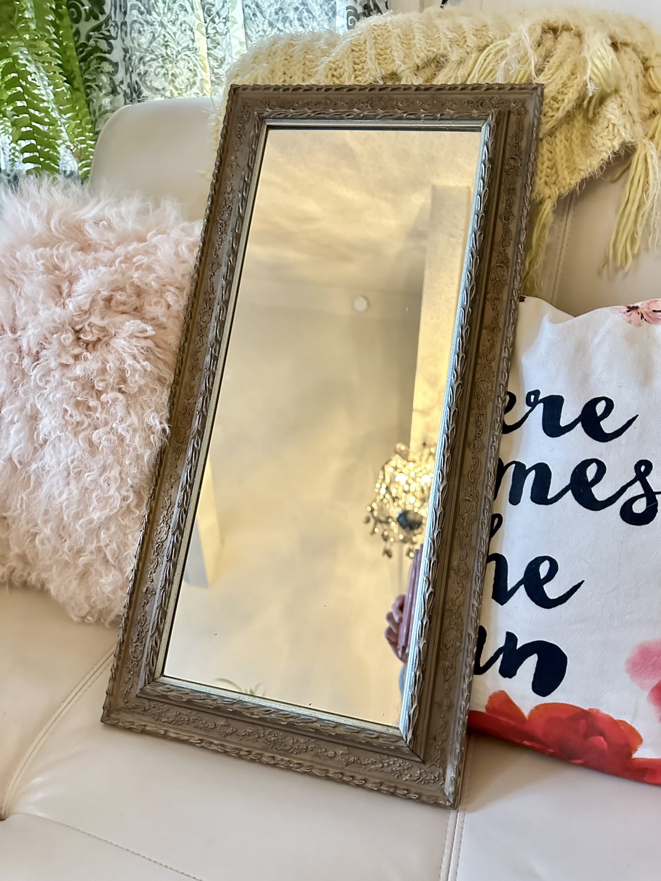 Antique Bronze Looking Accent Wall Mirror - photo 2
