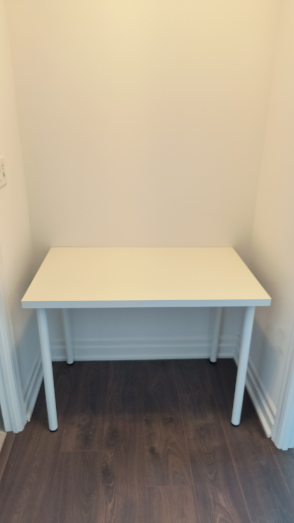 Ikea table and tv stand
