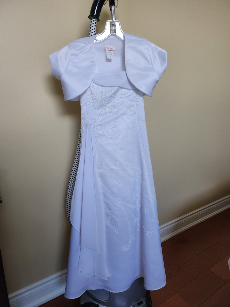 Floral Beaded Communion Dress & Bolero image indicator(2)